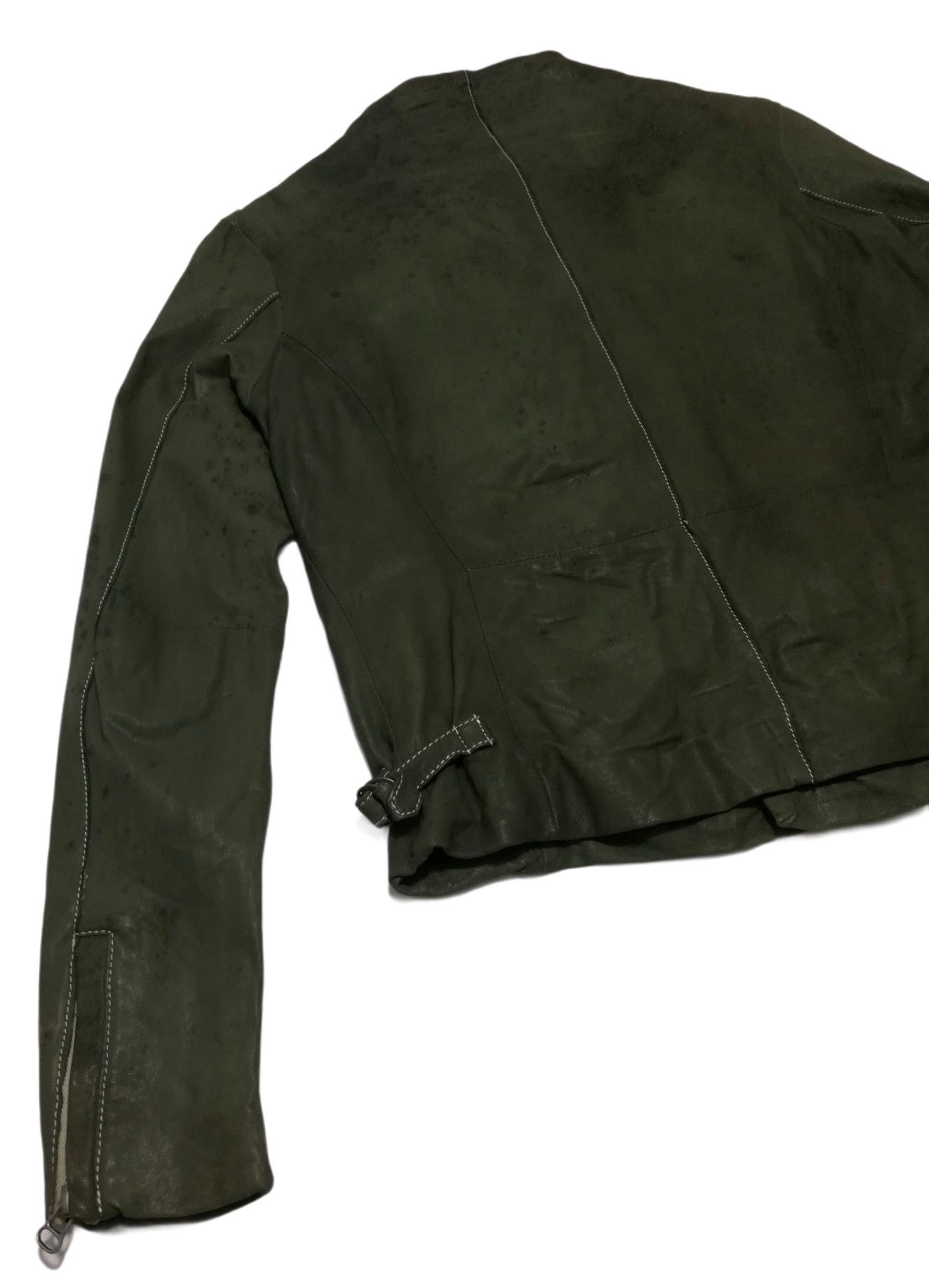 Japanese Brand × Johnbull 🔥GRAIL RARE!!! Johnbull Japan Leather Bikers Zipper Jacket Size US XS / EU 42 / 0 - 18 Thumbnail