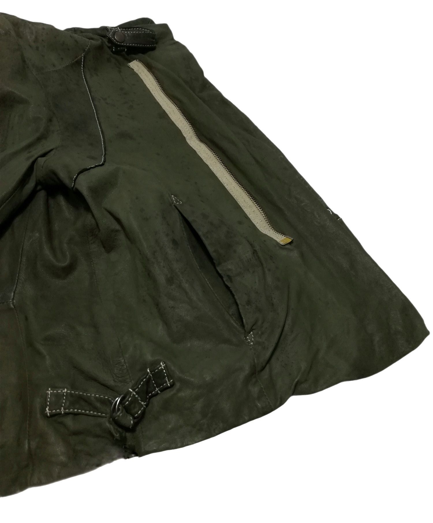 Japanese Brand × Johnbull 🔥GRAIL RARE!!! Johnbull Japan Leather Bikers Zipper Jacket Size US XS / EU 42 / 0 - 12 Thumbnail
