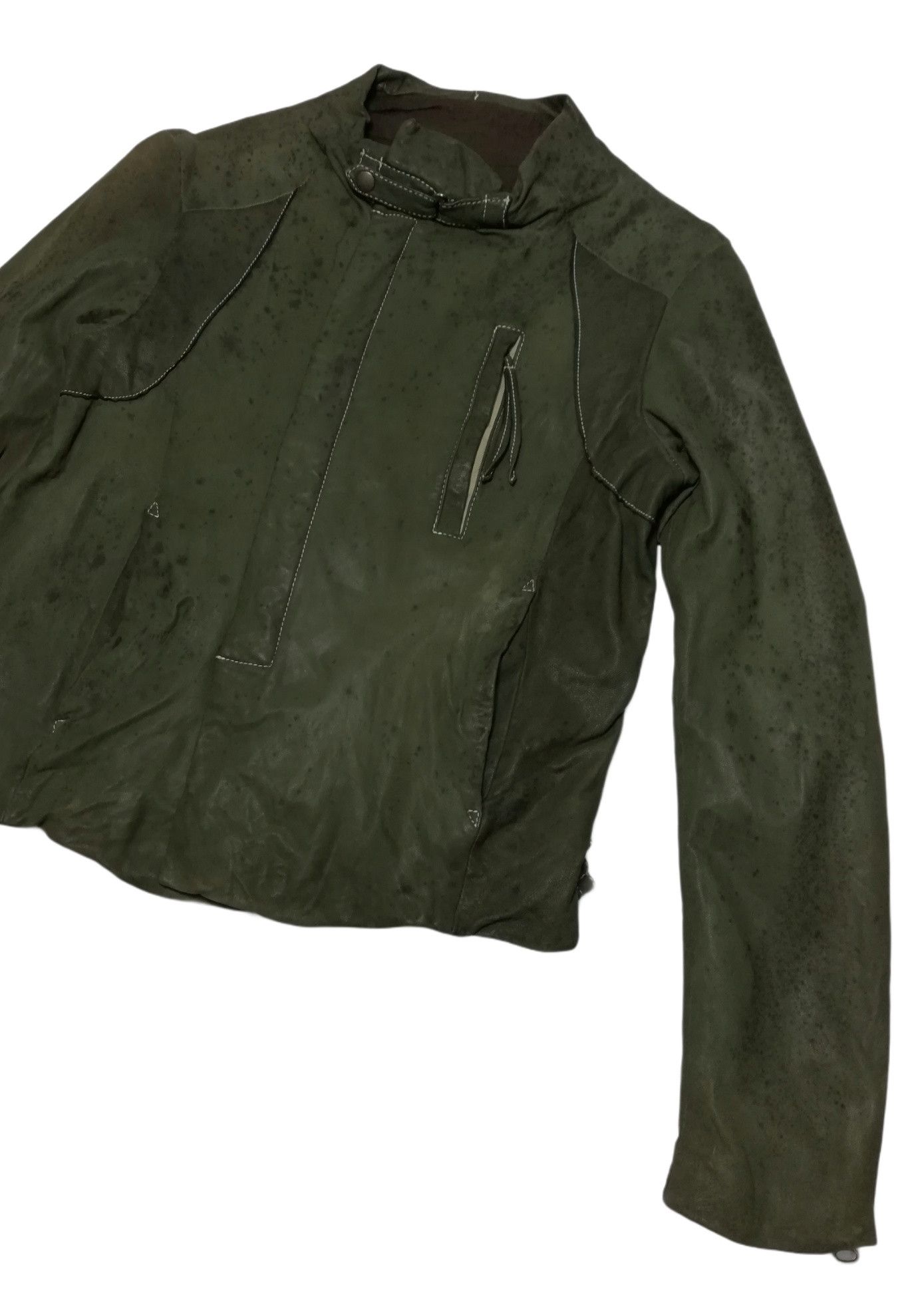 Japanese Brand × Johnbull 🔥GRAIL RARE!!! Johnbull Japan Leather Bikers Zipper Jacket Size US XS / EU 42 / 0 - 4 Thumbnail