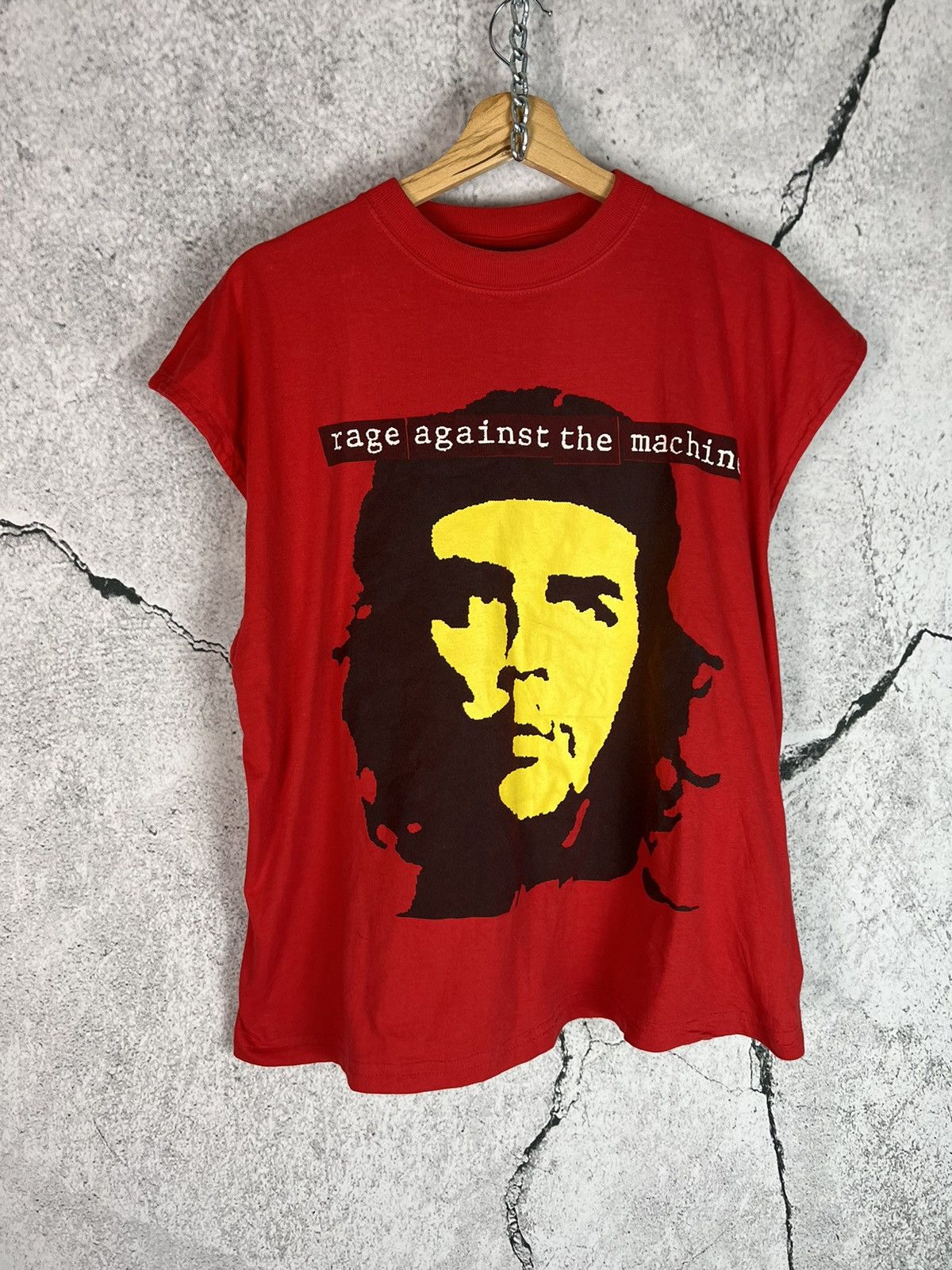 image of Band Tees x Rage Against The Machine Vintage Rage Aginst The Machine Ratm Tshirt Bombtrack in Red (