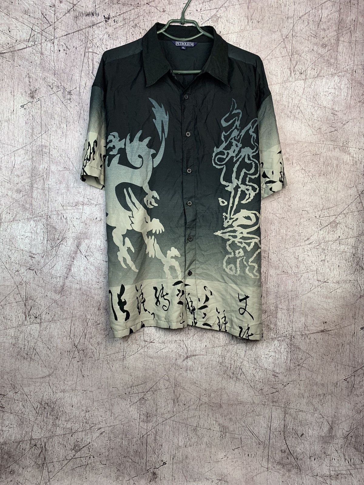 Japanese Brand Vintage Japanese Dragon Asian Shirt Size US XL / EU 56 / 4 - 1 Thumbnail