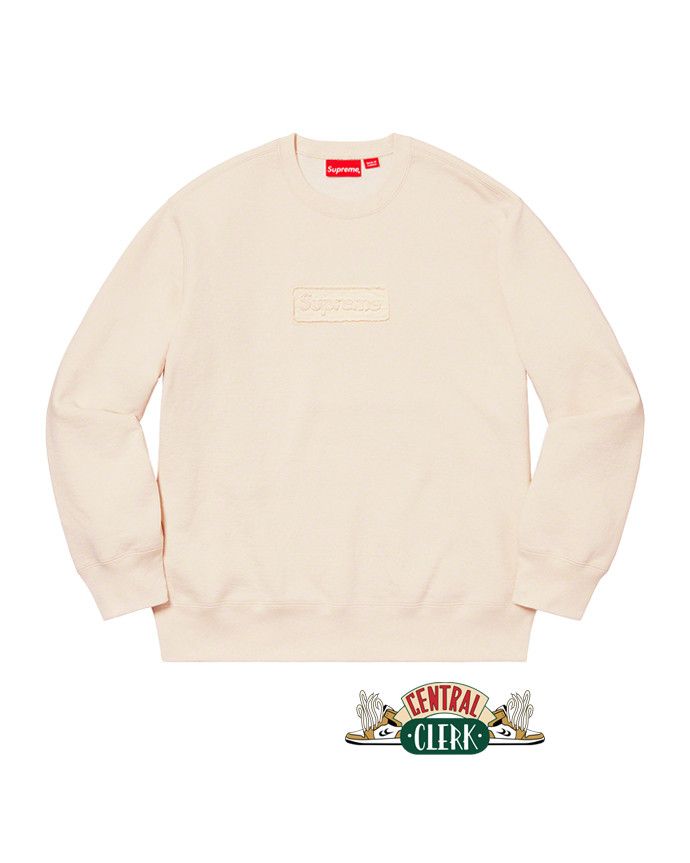 トップス Supreme cutout logo Crewneck Natural  M s-l400.jpg