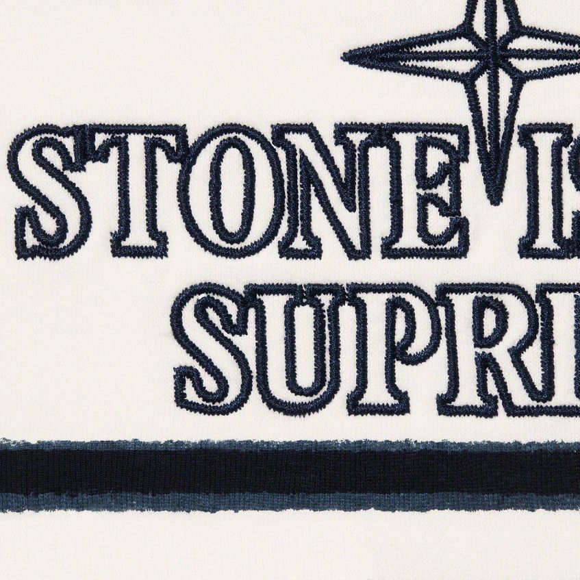 Stone Island × Supreme Warp Stripe Hoodie Size US S / EU 44-46 / 1 - 2 Thumbnail