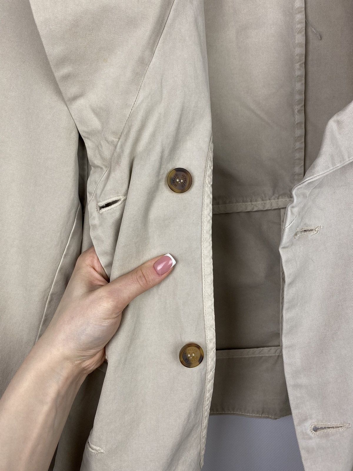 Moncler VTG Moncler ladies blazer jacket pea coat size 3 Beige Size M / US 6-8 / IT 42-44 - 15 Thumbnail