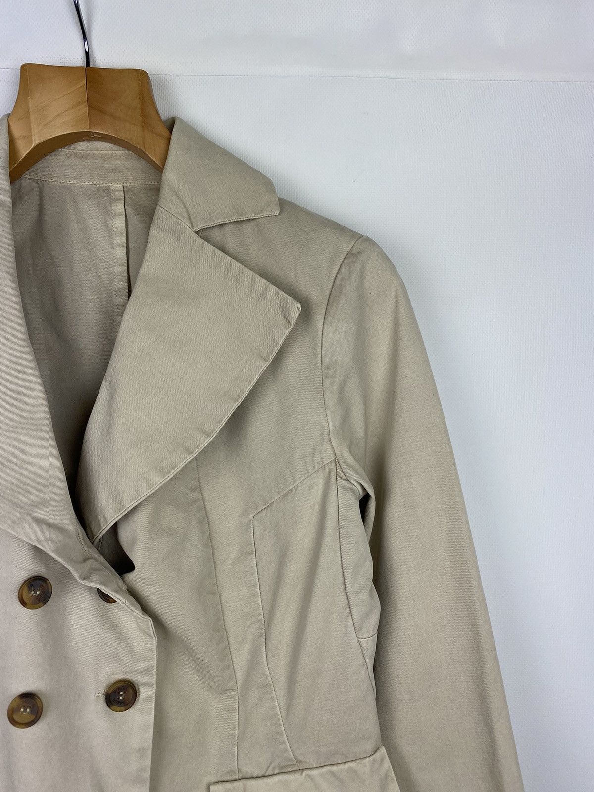 Moncler VTG Moncler ladies blazer jacket pea coat size 3 Beige Size M / US 6-8 / IT 42-44 - 3 Thumbnail