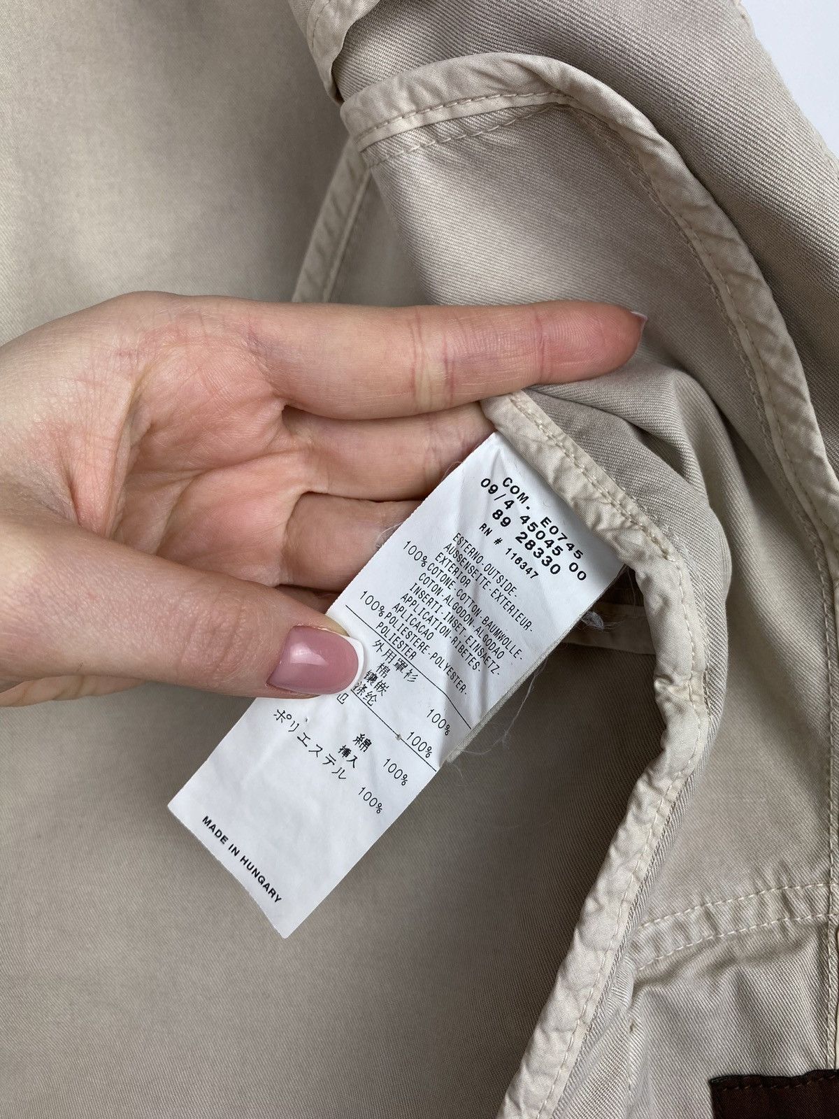 Moncler VTG Moncler ladies blazer jacket pea coat size 3 Beige Size M / US 6-8 / IT 42-44 - 17 Thumbnail