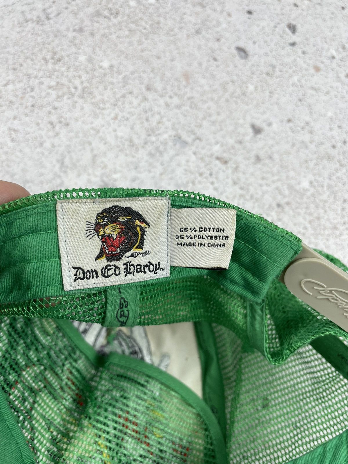 Christian Audigier × Ed Hardy × Vintage Y2k Vintage Ed Hardy Christian Audigier Dragon Trucker Cap Size ONE SIZE - 7 Thumbnail