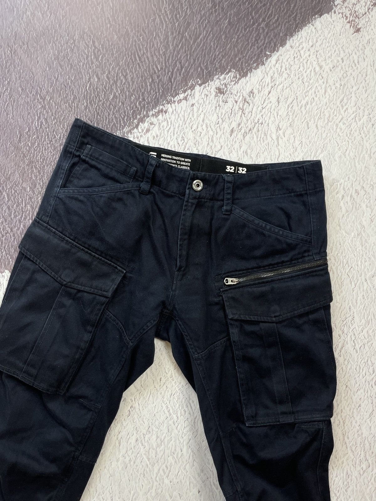 G-Star G-Star Raw Rovic Zip 3D regular tapered cargo utility pants Size US 32 / EU 48 - 1 Thumbnail