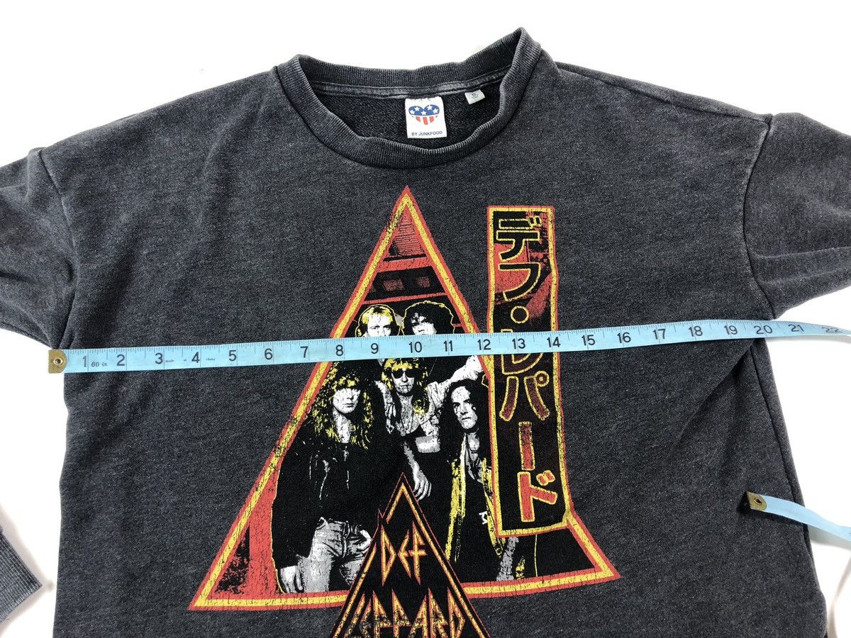 Def Leppard Def Leppard Rock Band Tour Junk Food Cropped Sweatshirt Size S / US 4 / IT 40 - 6 Thumbnail