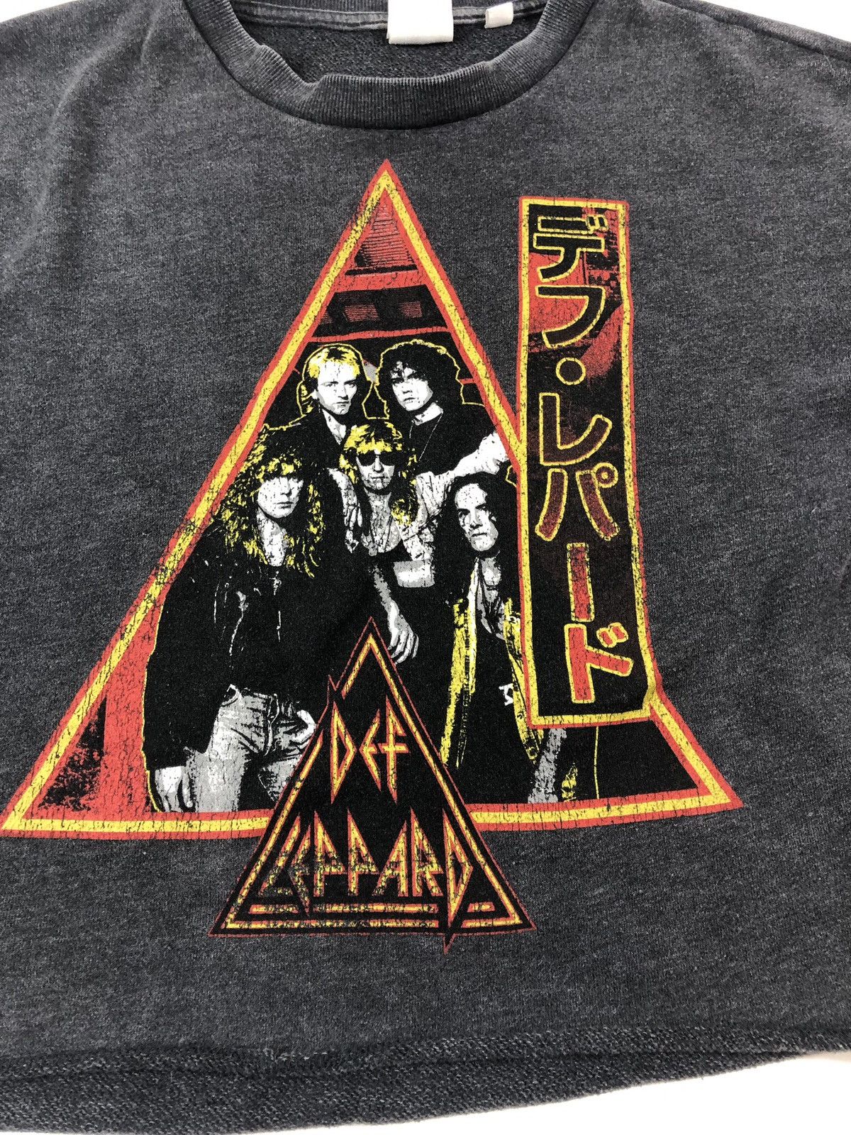 Def Leppard Def Leppard Rock Band Tour Junk Food Cropped Sweatshirt Size S / US 4 / IT 40 - 2 Thumbnail