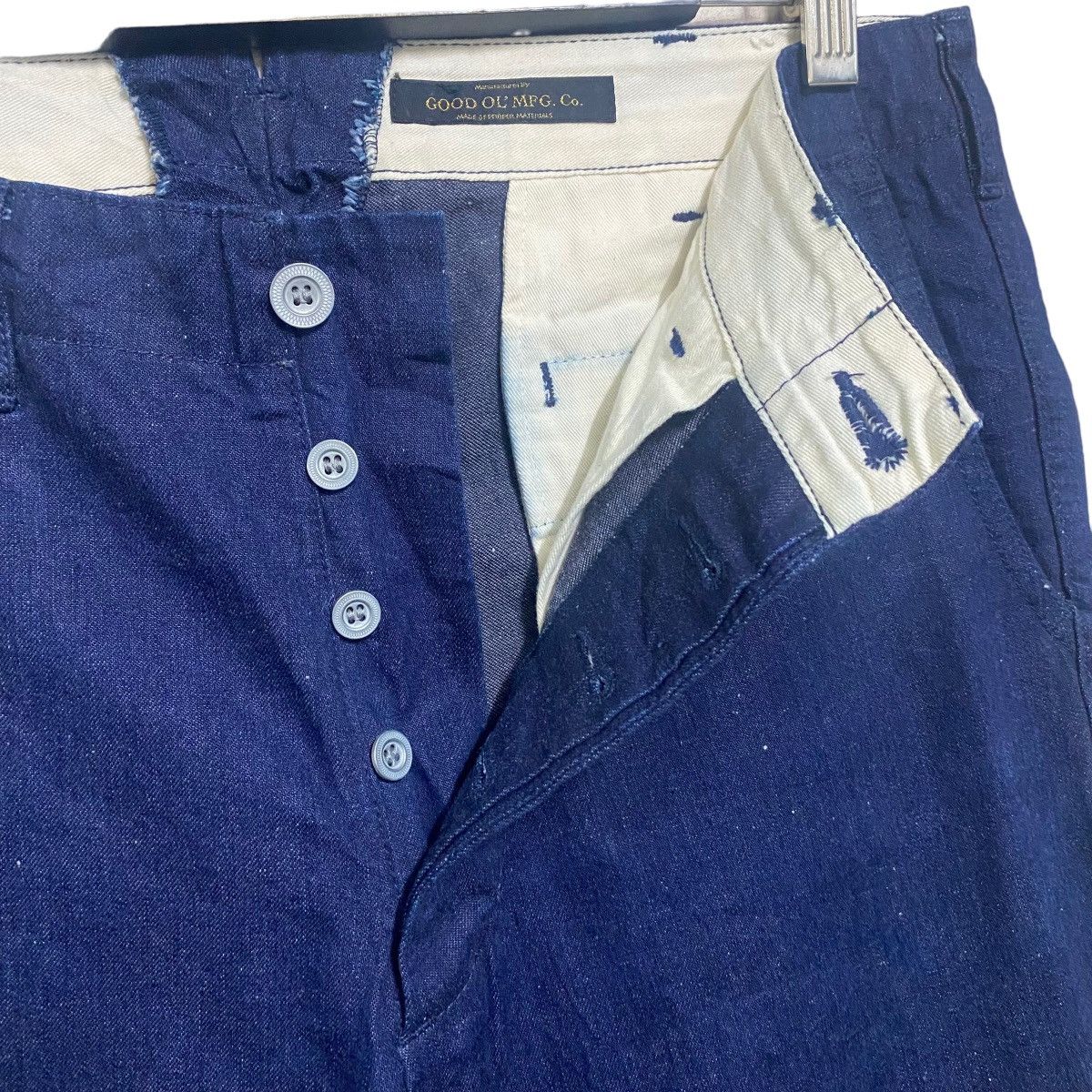 Orslow Good OL MFG.Co Indigo Denim Trouser Size US 33 - 1 Thumbnail