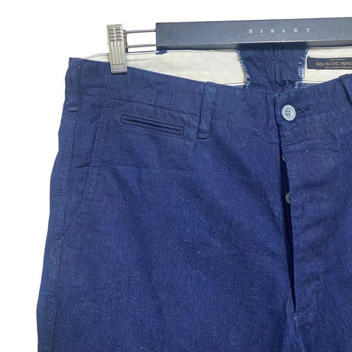 Orslow Good OL MFG.Co Indigo Denim Trouser Size US 33 - 5 Thumbnail