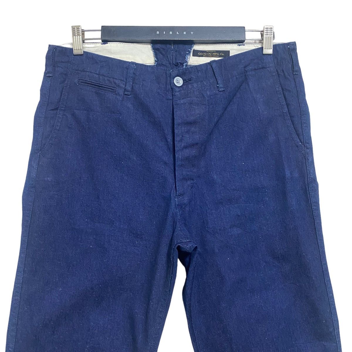 Orslow Good OL MFG.Co Indigo Denim Trouser Size US 33 - 4 Thumbnail