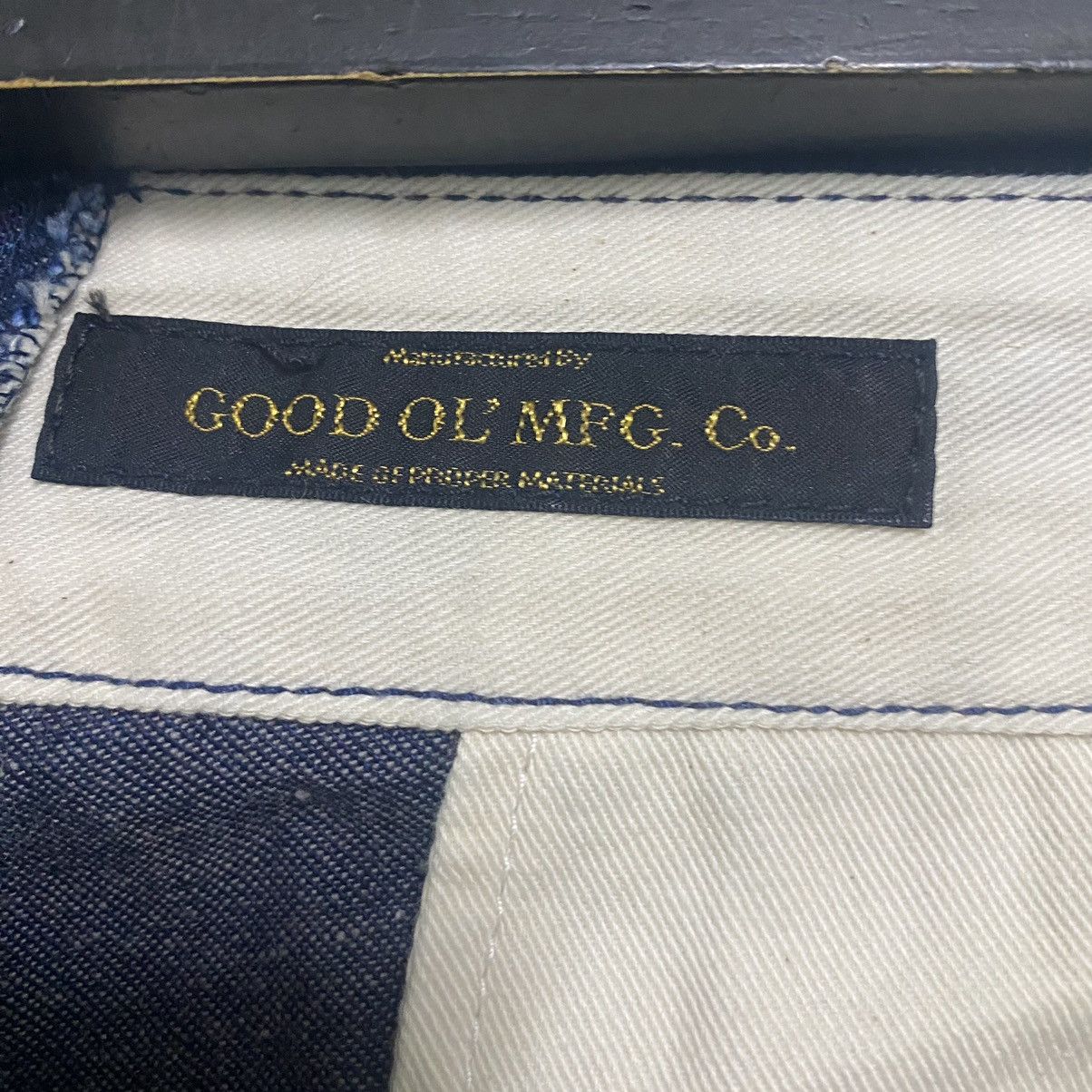 Orslow Good OL MFG.Co Indigo Denim Trouser Size US 33 - 15 Thumbnail