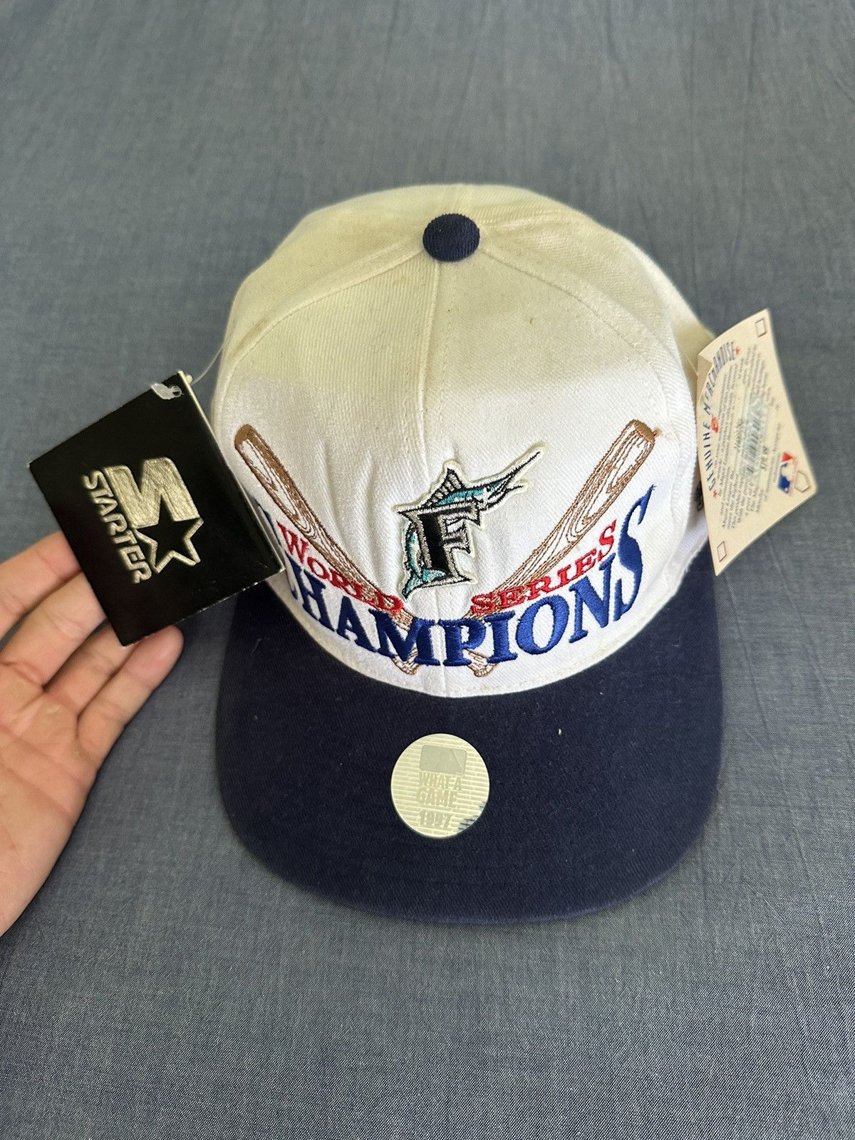 MLB × Starter × Vintage Vintage Florida Marlins starter World Series hat Size ONE SIZE - 1 Thumbnail