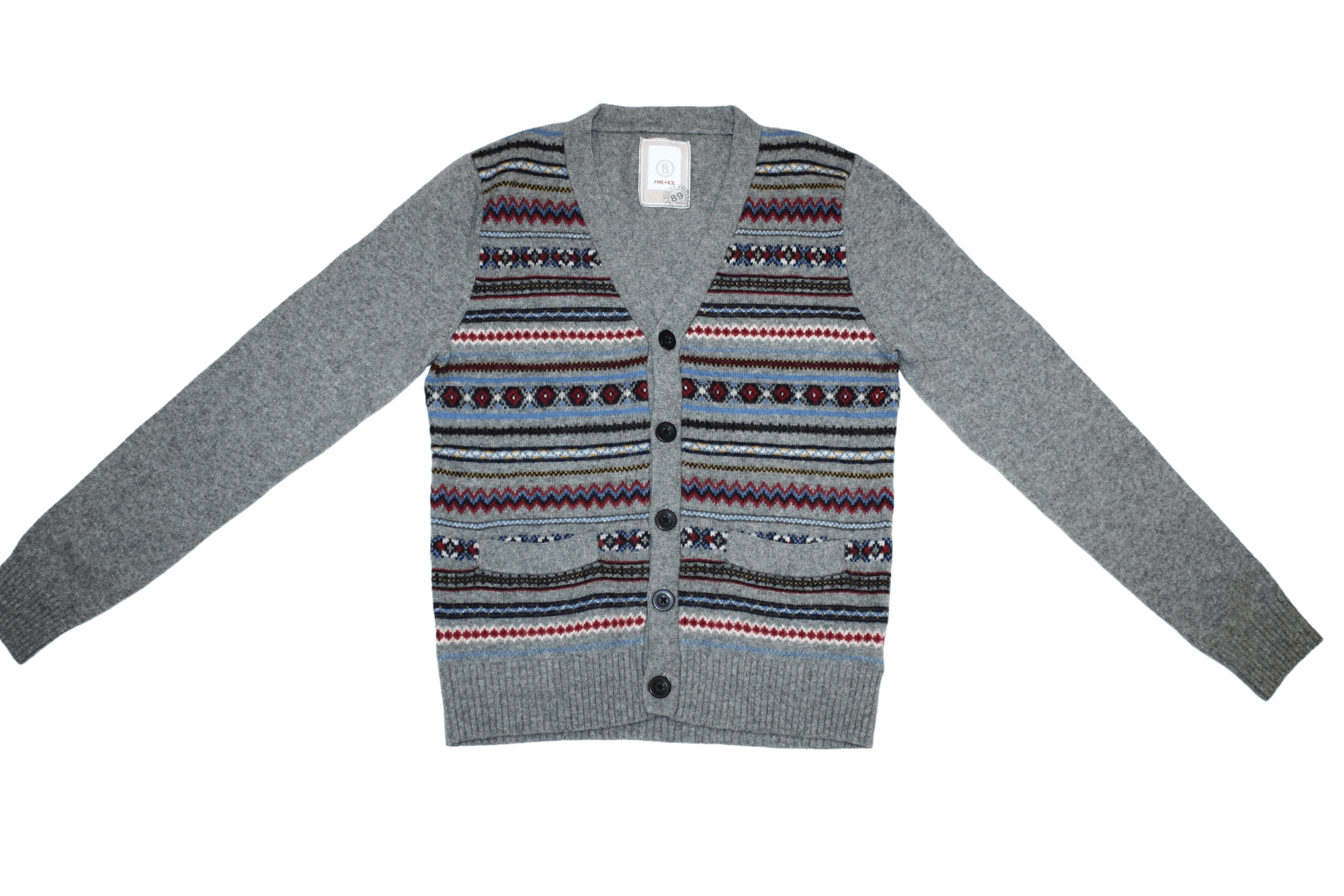 Bogner Fire+Ice Native Patterned Buttons Cardigan