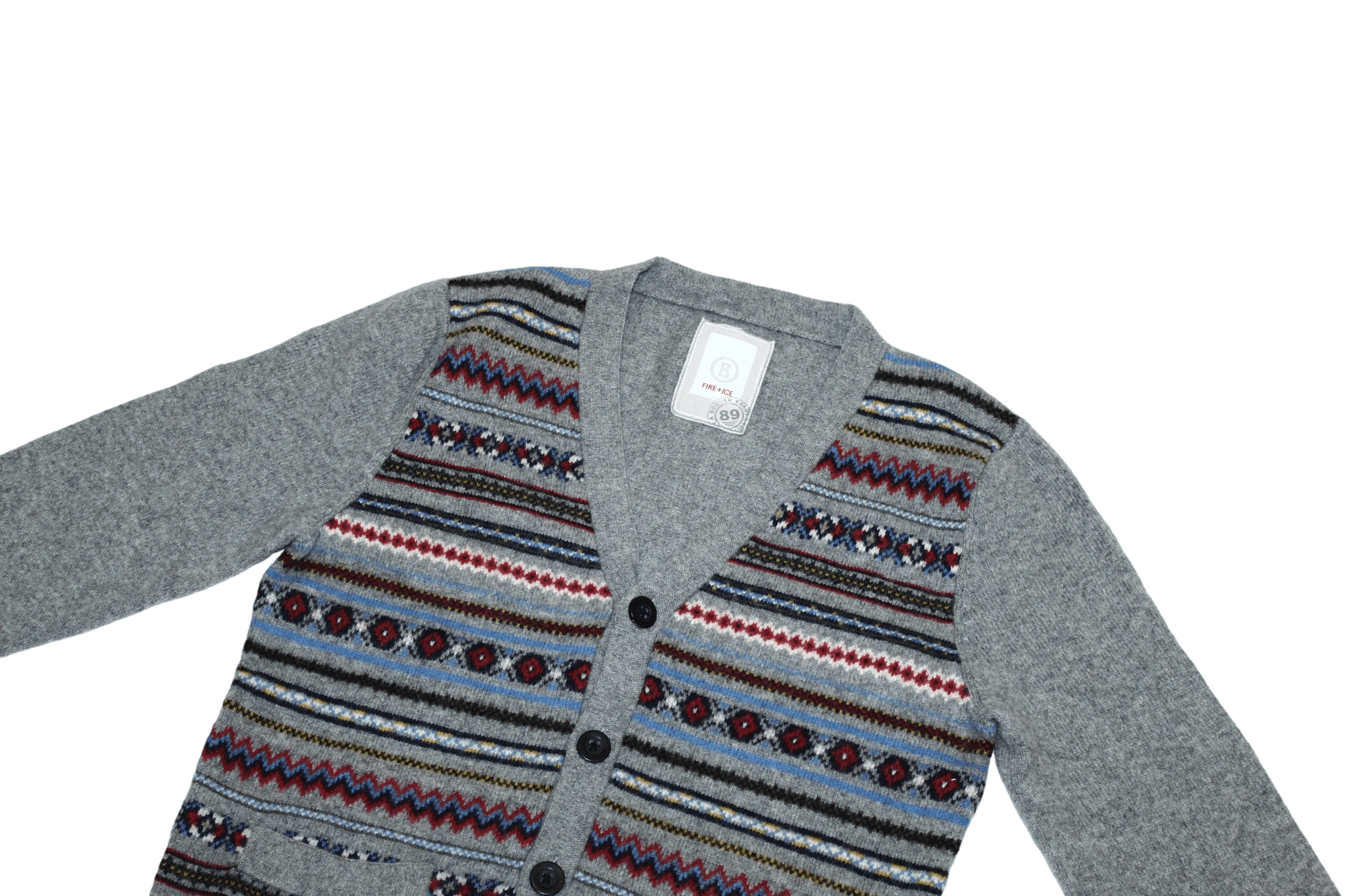 Bogner Fire+Ice Native Patterned Buttons Cardigan