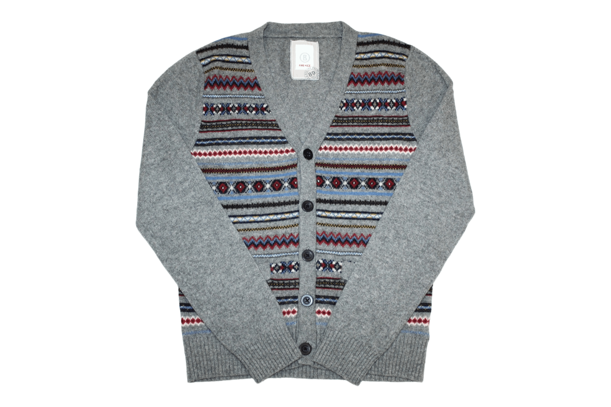Bogner Fire+Ice Native Patterned Buttons Cardigan