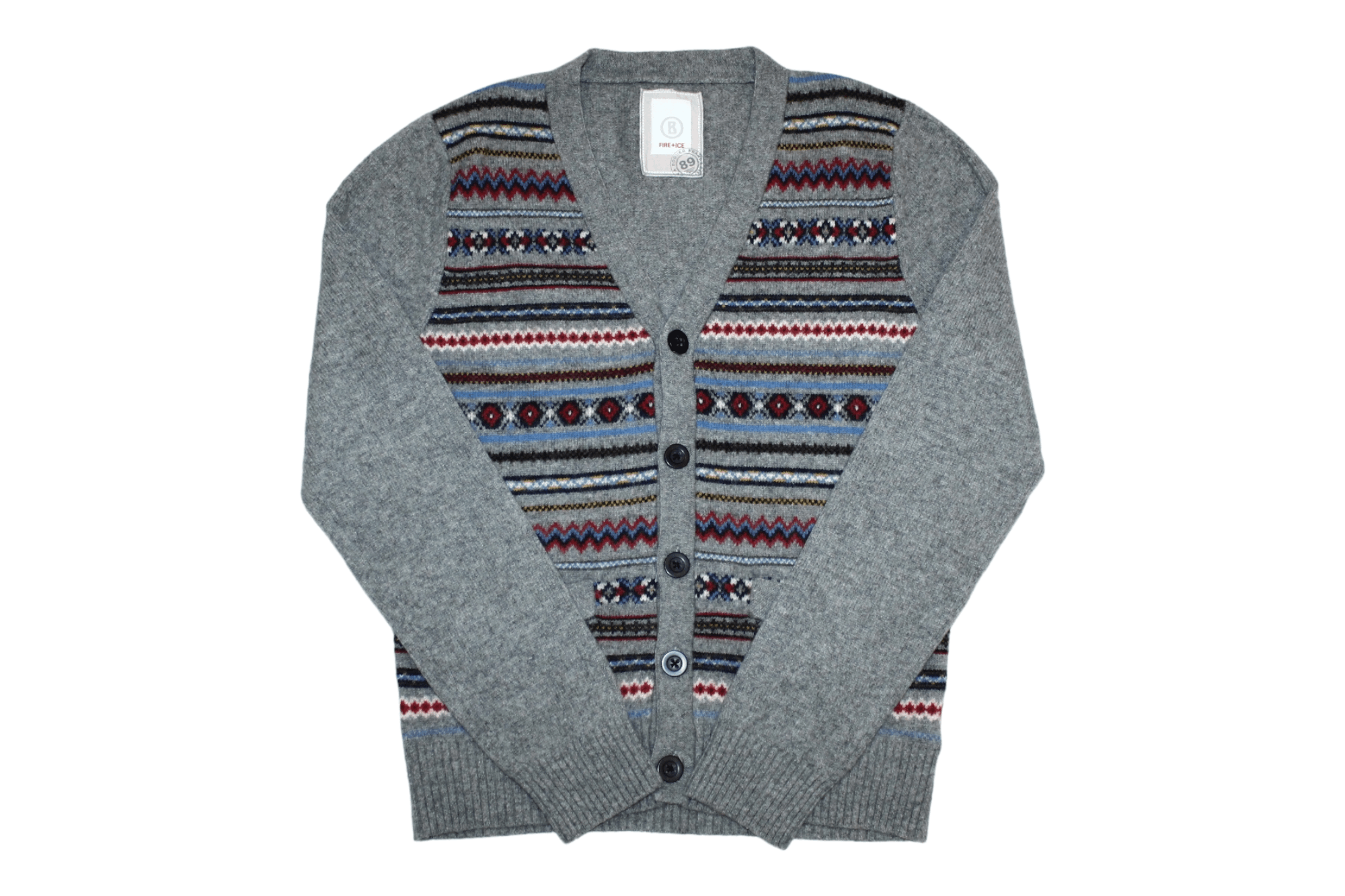 Bogner Fire+Ice Native Patterned Buttons Cardigan