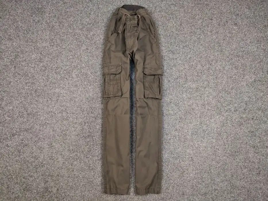 Japanese Brand Vintage Cargo Pants Travis Scott Japan Zip Pocket Olive Size US 36 / EU 52 - 1 Thumbnail