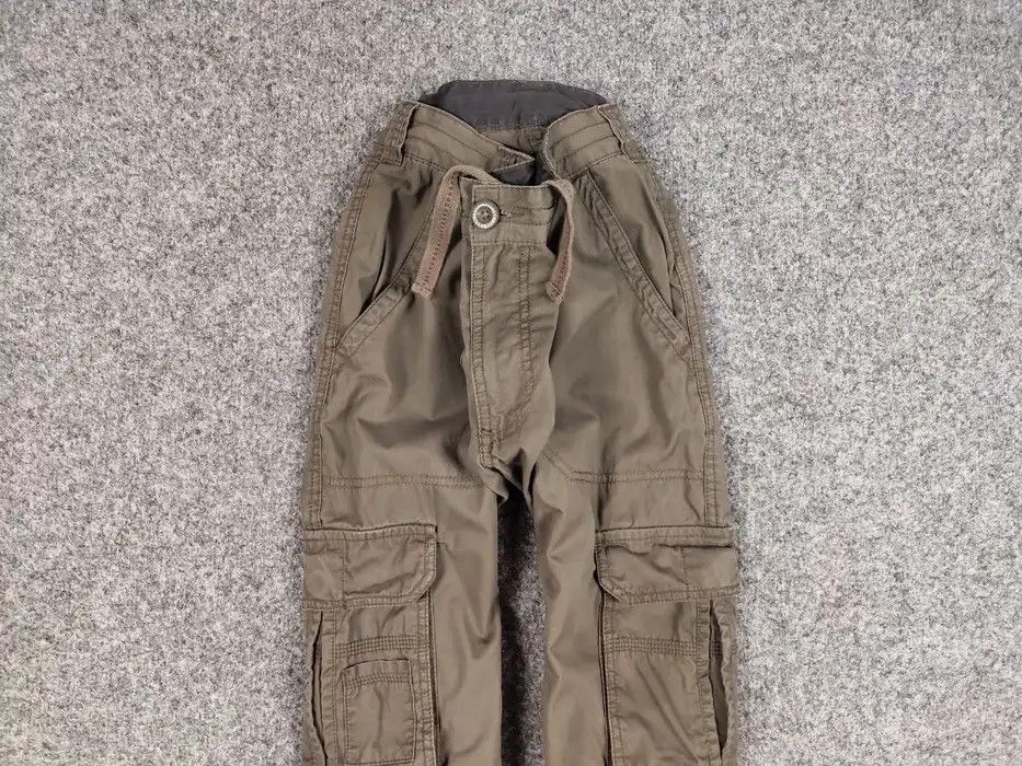 Japanese Brand Vintage Cargo Pants Travis Scott Japan Zip Pocket Olive Size US 36 / EU 52 - 3 Thumbnail