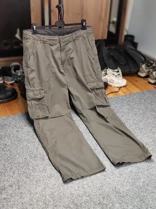 Japanese Brand Vintage Cargo Pants Travis Scott Japan Zip Pocket Olive Size US 36 / EU 52 - 10 Thumbnail