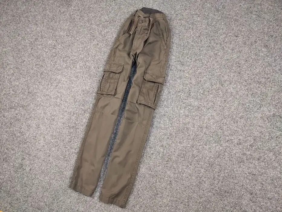 Japanese Brand Vintage Cargo Pants Travis Scott Japan Zip Pocket Olive Size US 36 / EU 52 - 2 Thumbnail