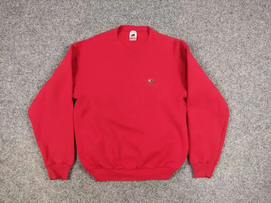 Fruit Of The Loom Vintage 80's Fruit Of The Loom USA Blank Crewneck Sweatshirt Size US M / EU 48-50 / 2 - 5 Thumbnail