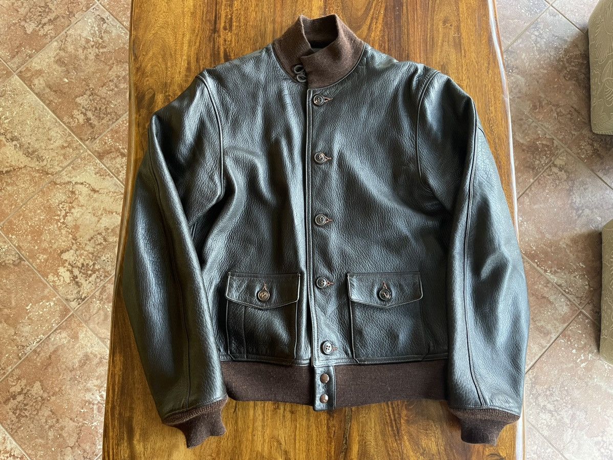 Veste Militaire Real McCoy's - Dos Peinture Caballero, Taille S/M, Occasion