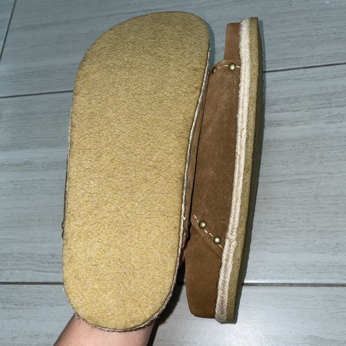 Polo Ralph Lauren × RRL Ralph Lauren Polo Ralph Lauren Suede / Leather Crepes Sandals Birks Size US 10 / EU 43 - 9 Thumbnail