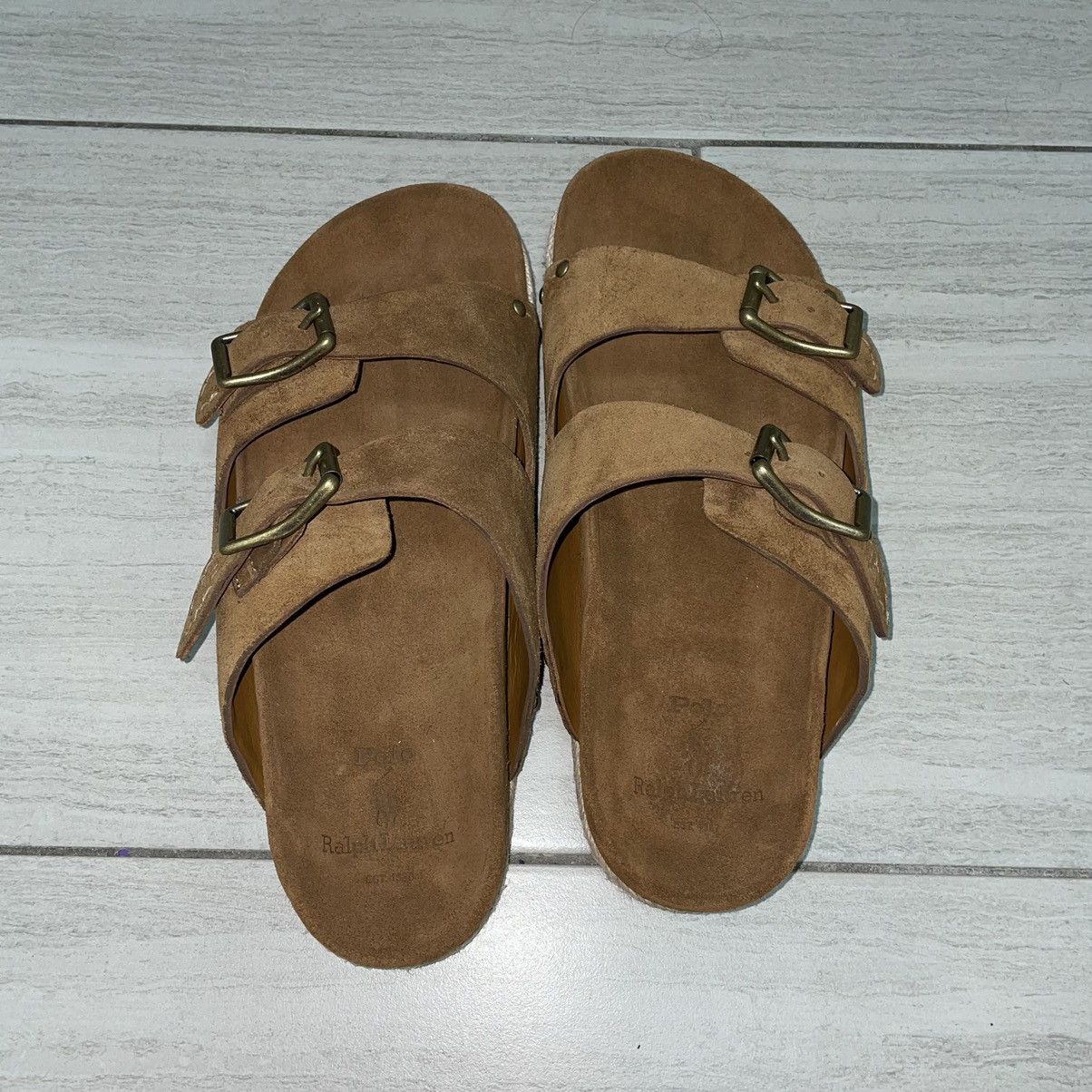 Polo Ralph Lauren × RRL Ralph Lauren Polo Ralph Lauren Suede / Leather Crepes Sandals Birks Size US 10 / EU 43 - 3 Thumbnail