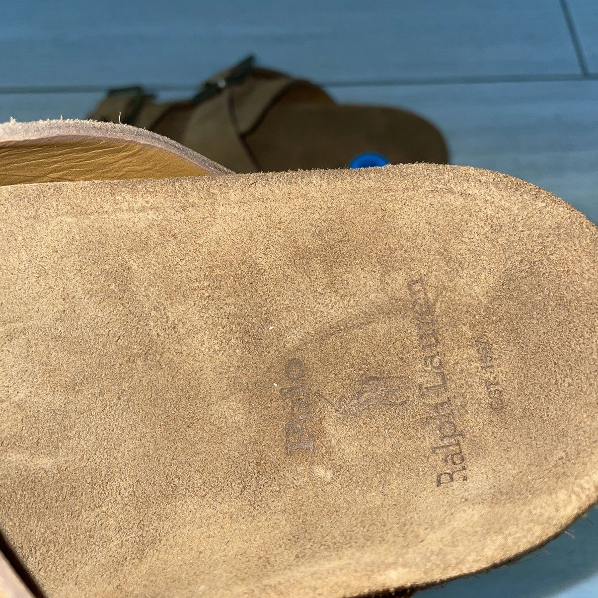 Polo Ralph Lauren × RRL Ralph Lauren Polo Ralph Lauren Suede / Leather Crepes Sandals Birks Size US 10 / EU 43 - 11 Thumbnail