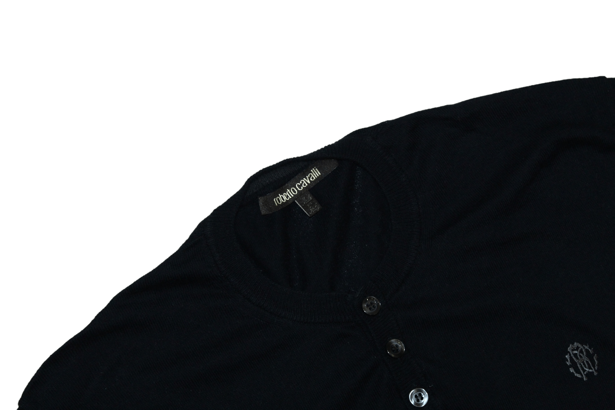 Roberto Cavalli Roberto Cavalli Signatured Round Neck Cotton Cashmere Jumper Size US L / EU 52-54 / 3 - 5 Thumbnail