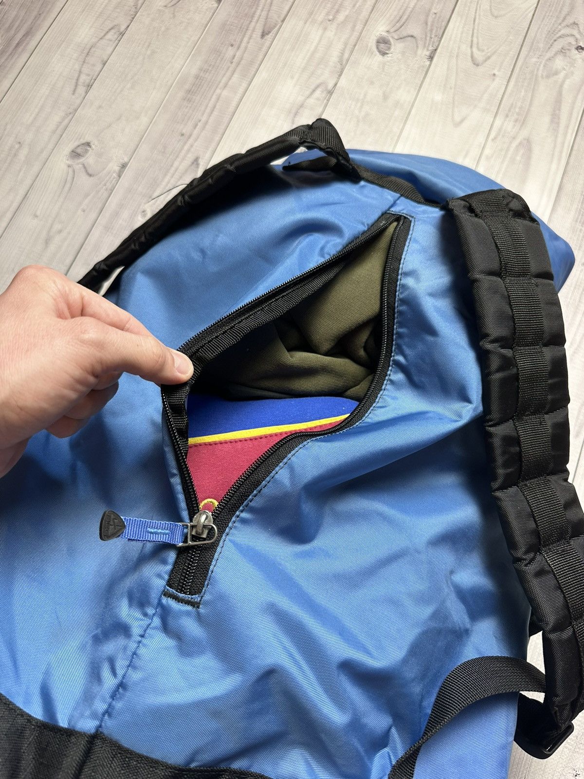 Vintage Vintage Nike ACG Backpack blue rare bag Size ONE SIZE - 6 Thumbnail