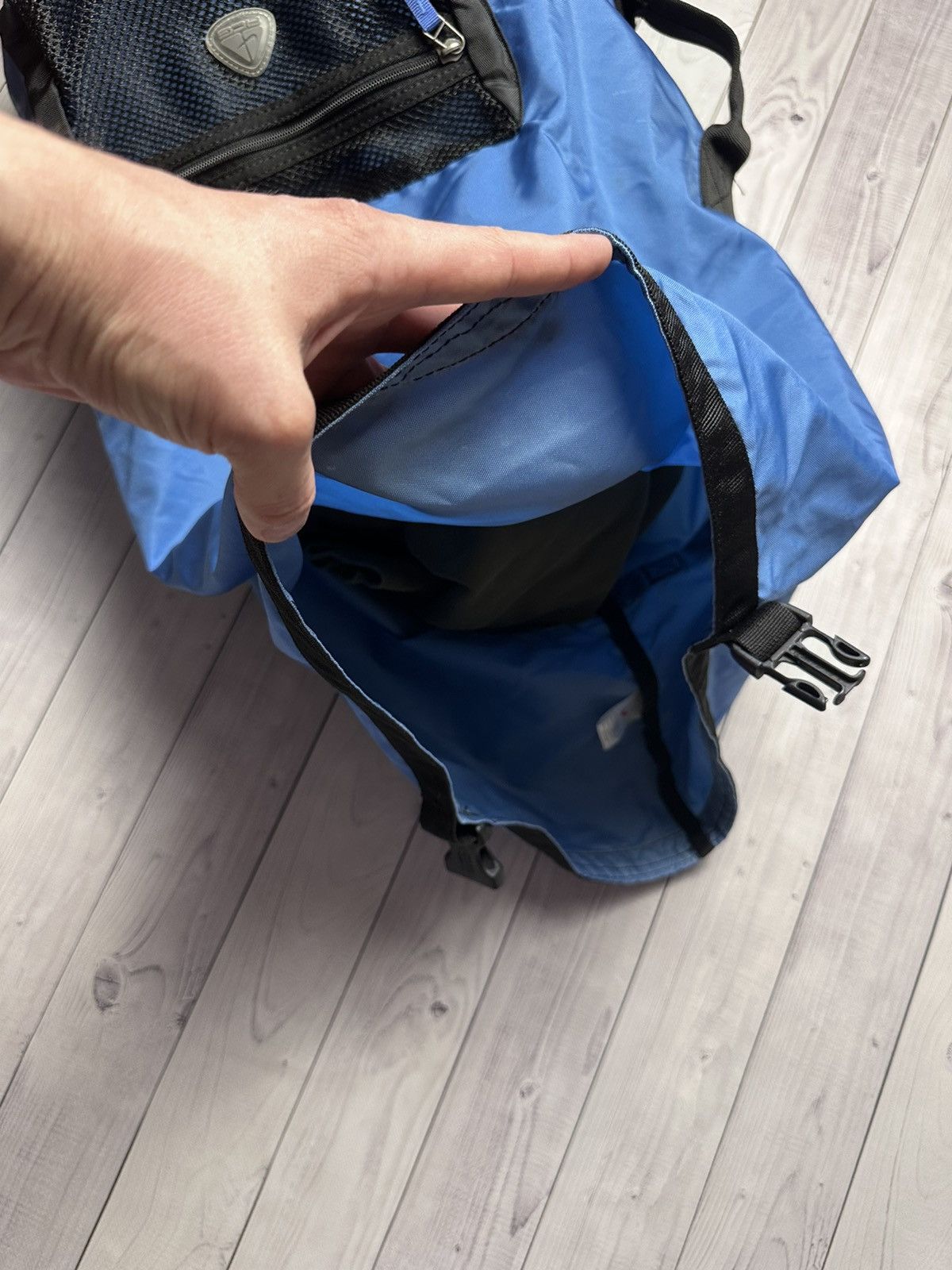 Vintage Vintage Nike ACG Backpack blue rare bag Size ONE SIZE - 9 Thumbnail