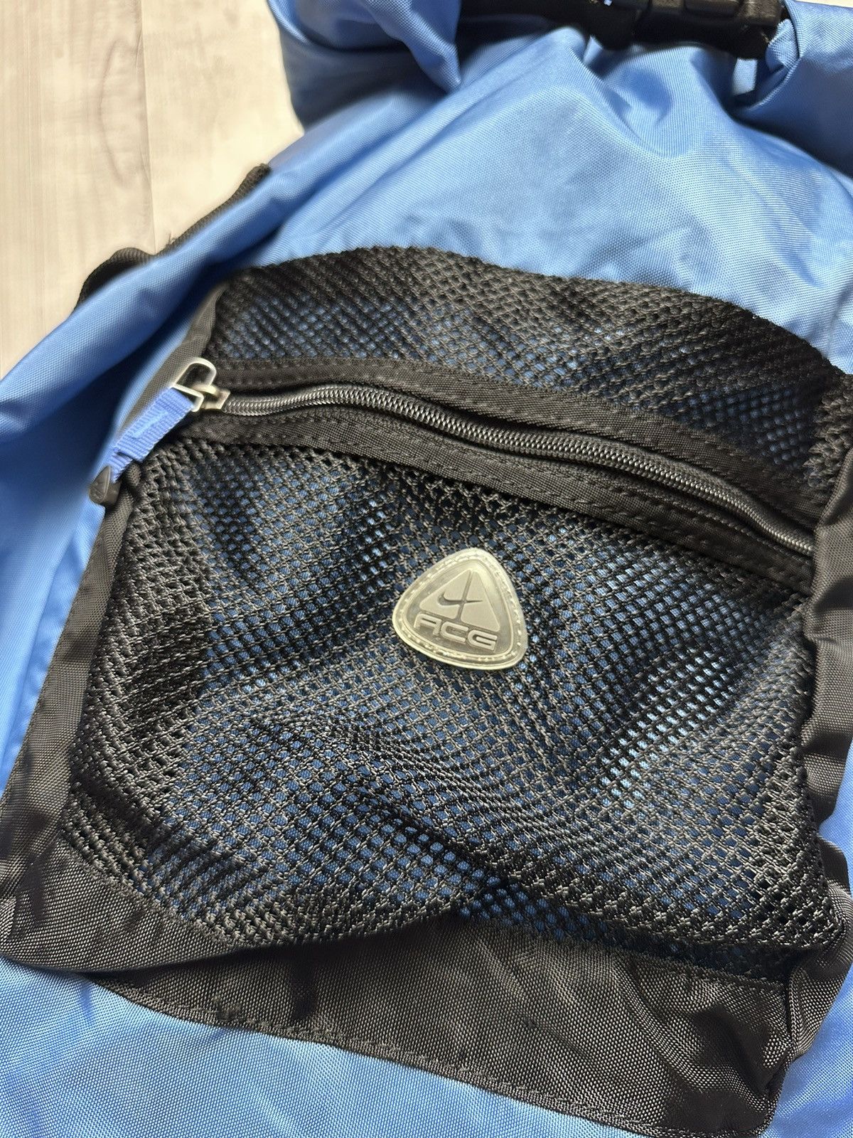 Vintage Vintage Nike ACG Backpack blue rare bag Size ONE SIZE - 2 Thumbnail