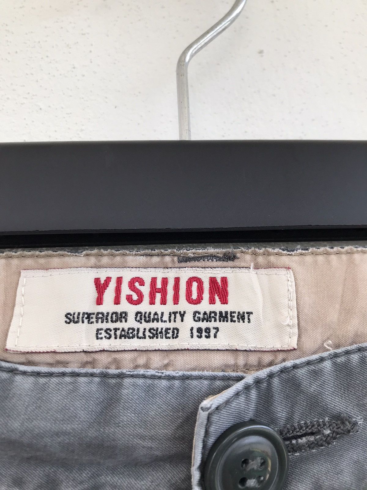 Japanese Brand Yishion distressed cargo multipocket utility Size US 33 - 22 Thumbnail