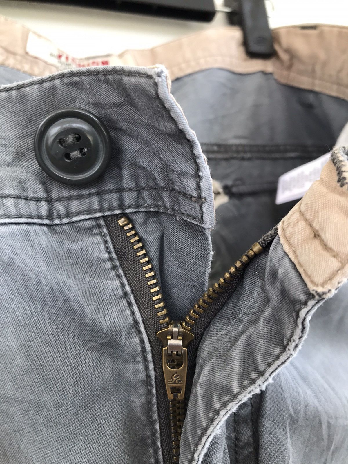 Japanese Brand Yishion distressed cargo multipocket utility Size US 33 - 19 Thumbnail