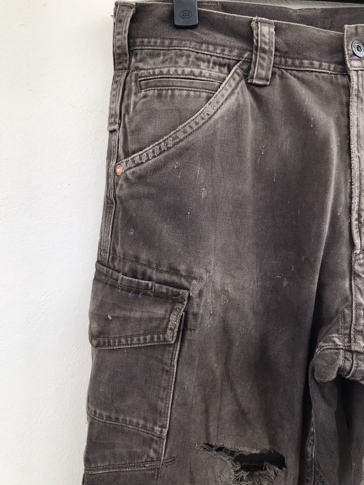 Japanese Brand Vice United distressed Cargo utility pants Size US 30 / EU 46 - 11 Thumbnail
