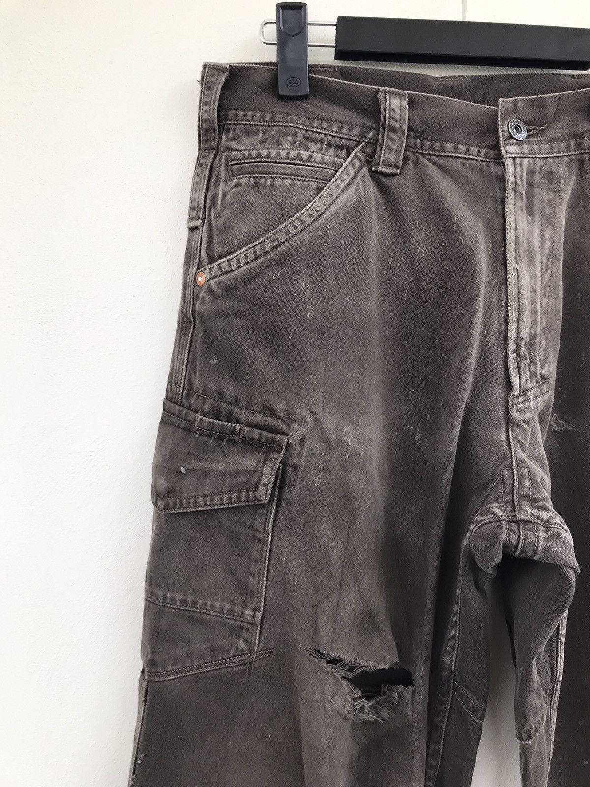 Japanese Brand Vice United distressed Cargo utility pants Size US 30 / EU 46 - 5 Thumbnail