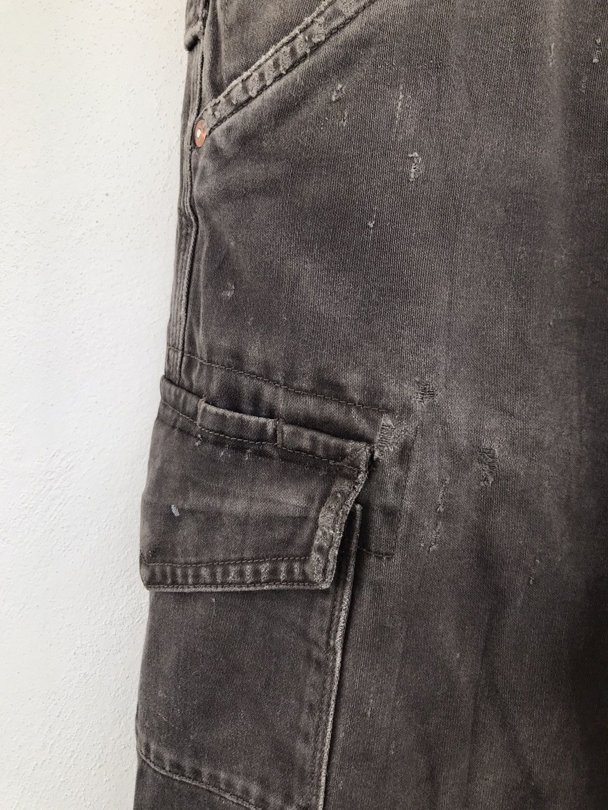 Japanese Brand Vice United distressed Cargo utility pants Size US 30 / EU 46 - 12 Thumbnail