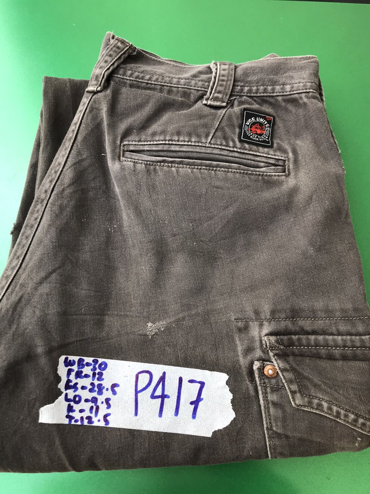 Japanese Brand Vice United distressed Cargo utility pants Size US 30 / EU 46 - 25 Thumbnail