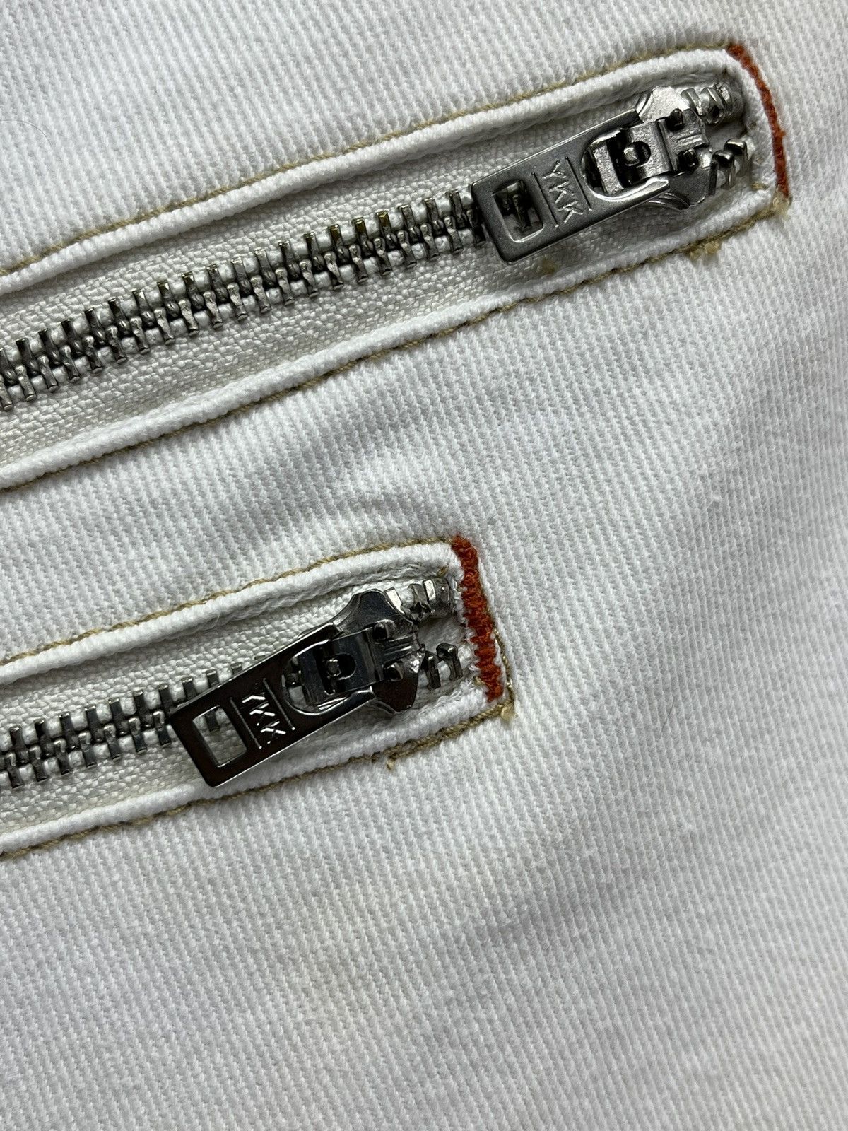 semanticdesign 🔥 SEMANTIC DESIGN Punk Bondage Zipper Low Rise Flare Pants Size US 29 - 15 Thumbnail
