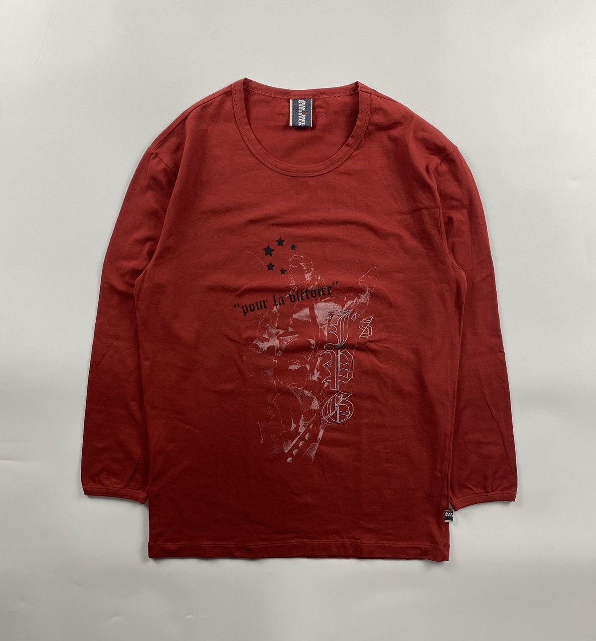 【Gaultier Jeans】 長袖Tシャツ バーガンディ Gaultier Jeans】 長袖Tシャツ バーガンディ レディース