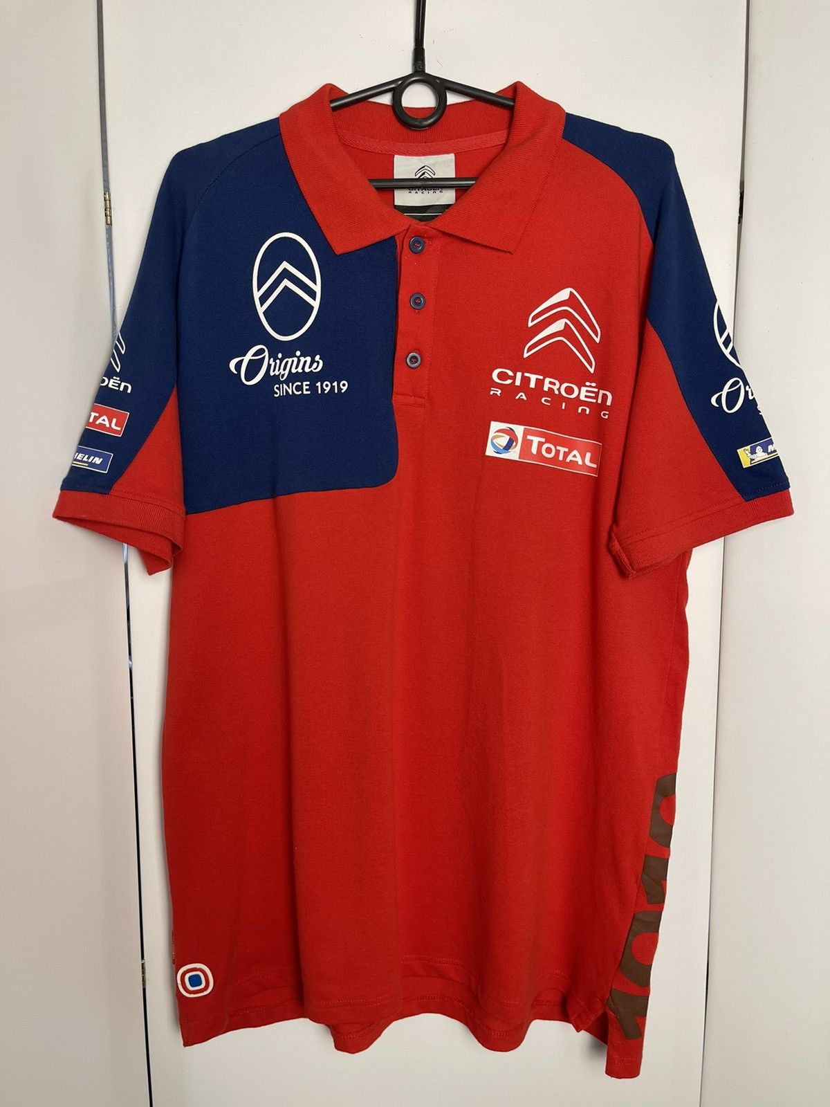 Vintage Racing polo Citroen red size XL Size US XL / EU 56 / 4 - 6 Thumbnail