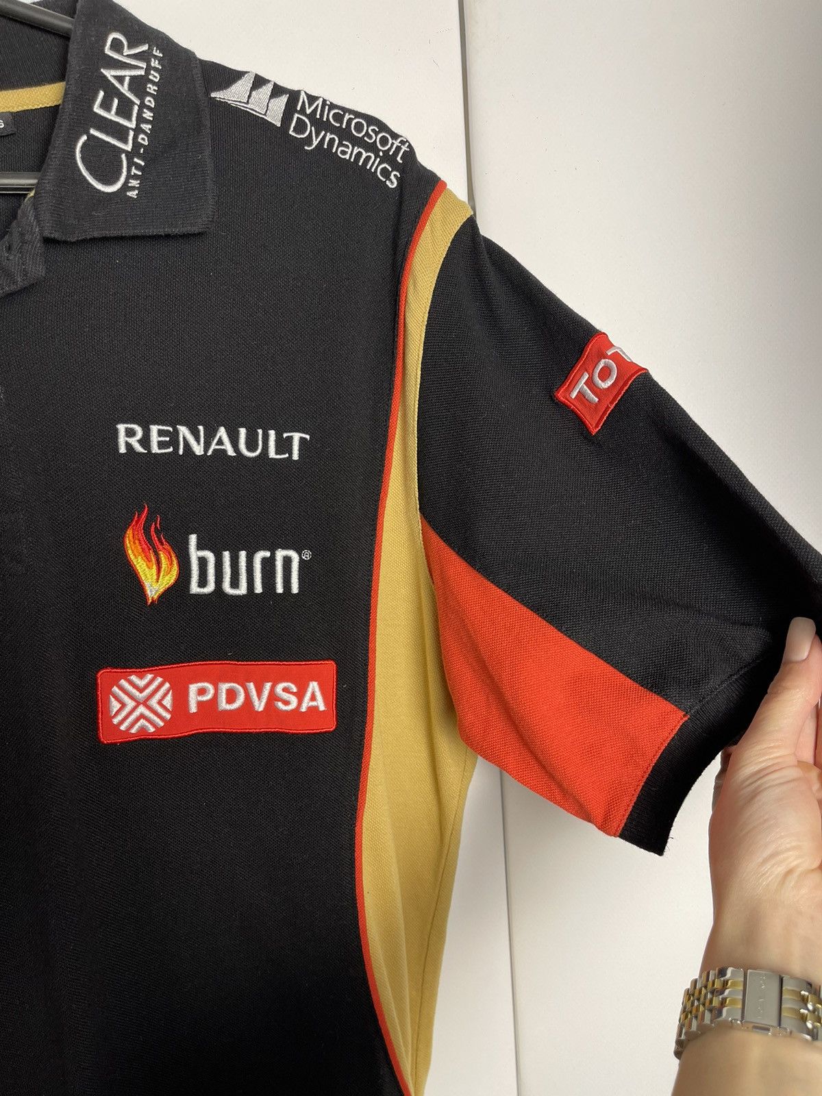 Vintage Vintage Racing polo Renault formula 1 Lotus team Size M Size US M / EU 48-50 / 2 - 5 Thumbnail