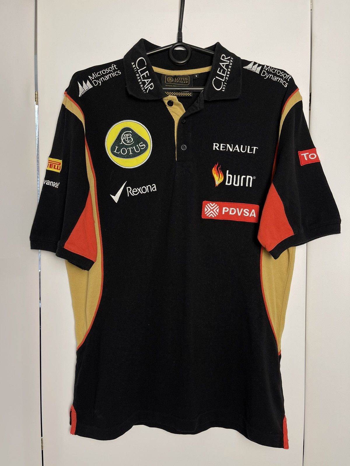 Vintage Vintage Racing polo Renault formula 1 Lotus team Size M Size US M / EU 48-50 / 2 - 2 Thumbnail