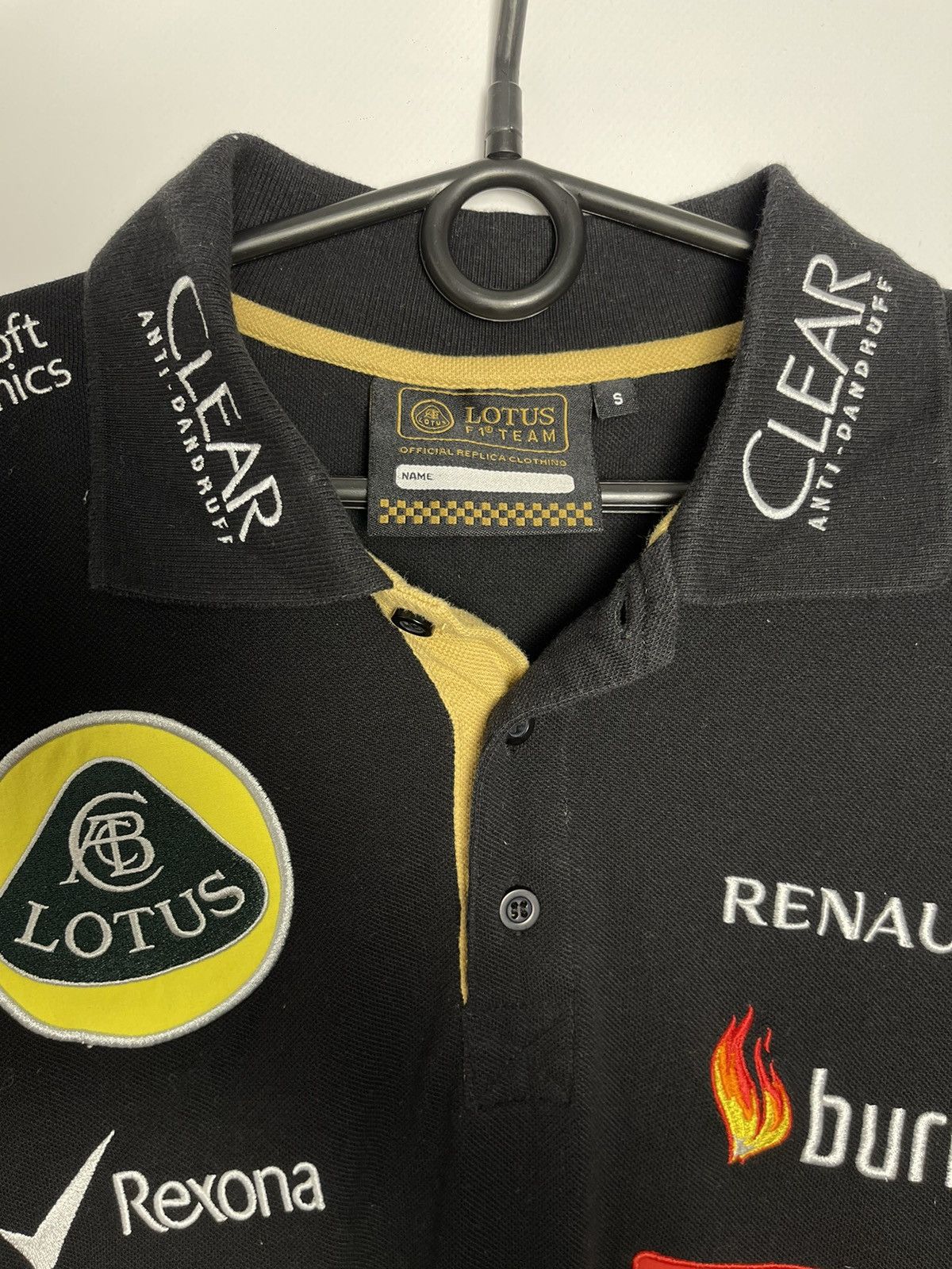 Vintage Vintage Racing polo Renault formula 1 Lotus team Size M Size US M / EU 48-50 / 2 - 6 Thumbnail