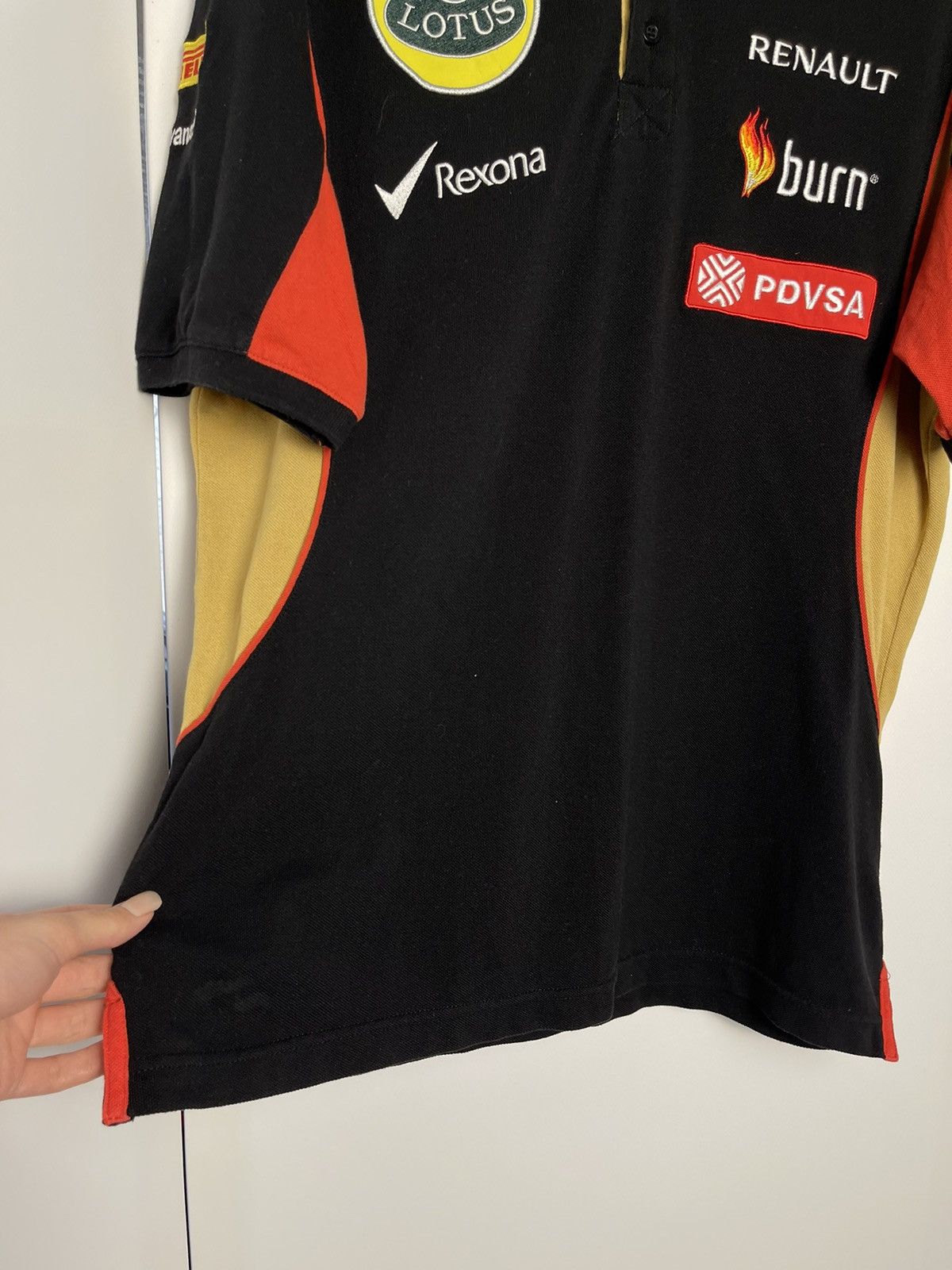 Vintage Vintage Racing polo Renault formula 1 Lotus team Size M Size US M / EU 48-50 / 2 - 7 Thumbnail