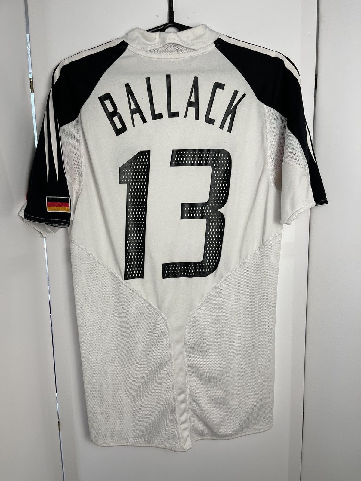 Vintage soccer jersey Deutschland Adidas 13 Ballack size S